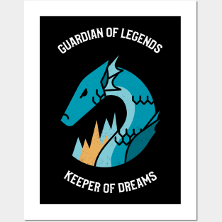 Guardian of Legends, Keeper of Dreams DRAGON Posters and Art
